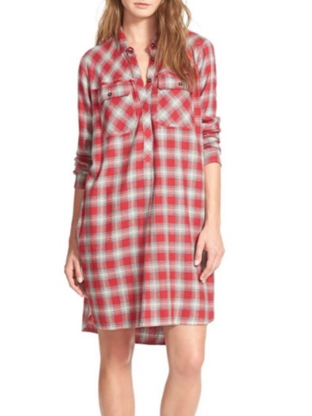 Madewell Daywalk Shirtdress in Fairfax Plaid size large